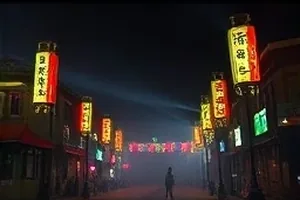 《第七次搬家》画面：堆叠的纸箱与半开的房门